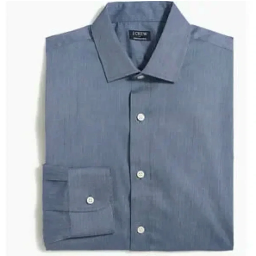 J. Crew Slate Blue Dress Shirt, size small